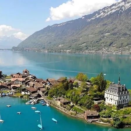 Romantic Swiss Alp With & Mountains * Iseltwald