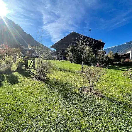 Romantic Swiss Alp With & Mountains *