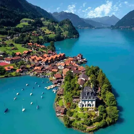 Romantic Swiss Alp With & Mountains *