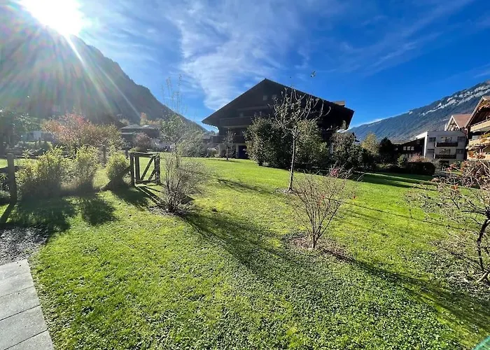 Romantic Swiss Alp With & Mountains *