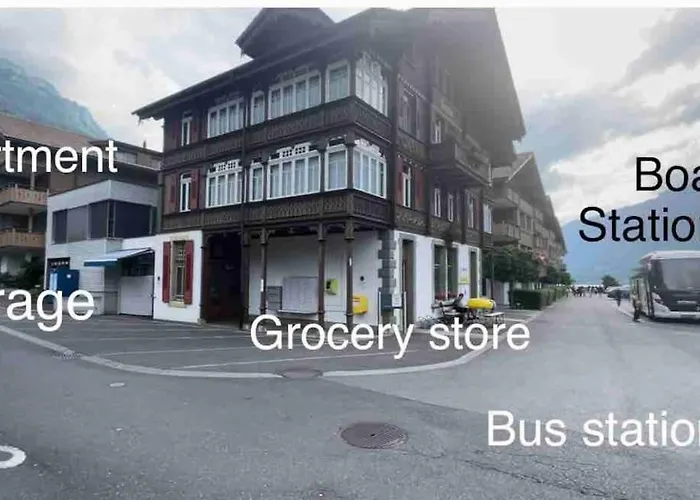 Romantic Swiss Alp With & Mountains * Iseltwald