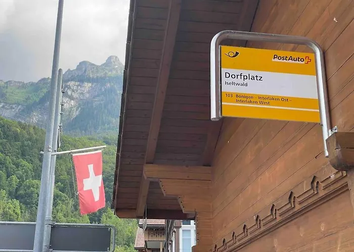 Apartment Romantic Swiss Alp With & Mountains Iseltwald