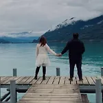 Romantic Swiss Alp With & Mountains
