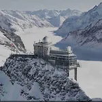 Romantic Swiss Alp With & Mountains Iseltwald