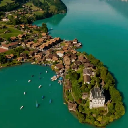 Romantic Swiss Alp With & Mountains * Iseltwald