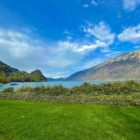 Romantic Swiss Alp With & Mountains Apartmán Iseltwald