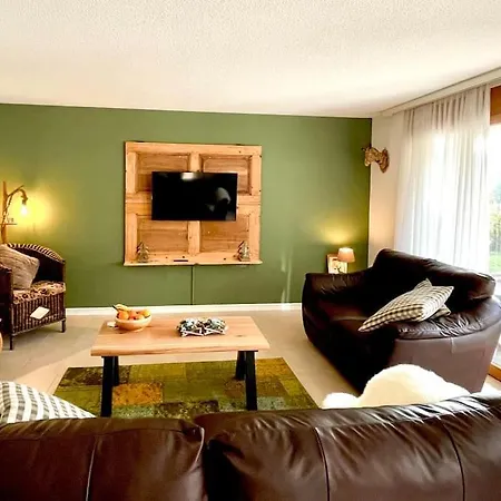 Romantic Swiss Alp With & Mountains Apartmán Iseltwald