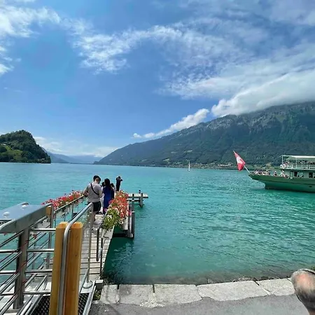 Romantic Swiss Alp With & Mountains Apartmán Iseltwald